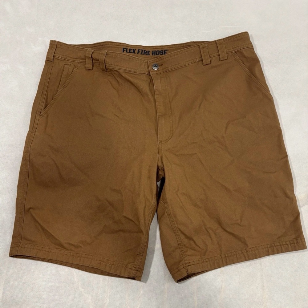Duluth Trading Co Brown Flex Fire Hose Shorts